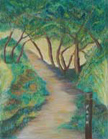 Rhus Ridge Road East -- 20" x 26" -- pastel on paper