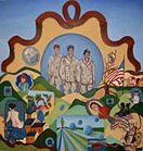 Back From Afghanistan -- 48" x 48" -- oil on canvas
