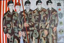 Home At Last -- 36" x 24" -- oil and pencil on canvas